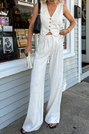 Linen Vest