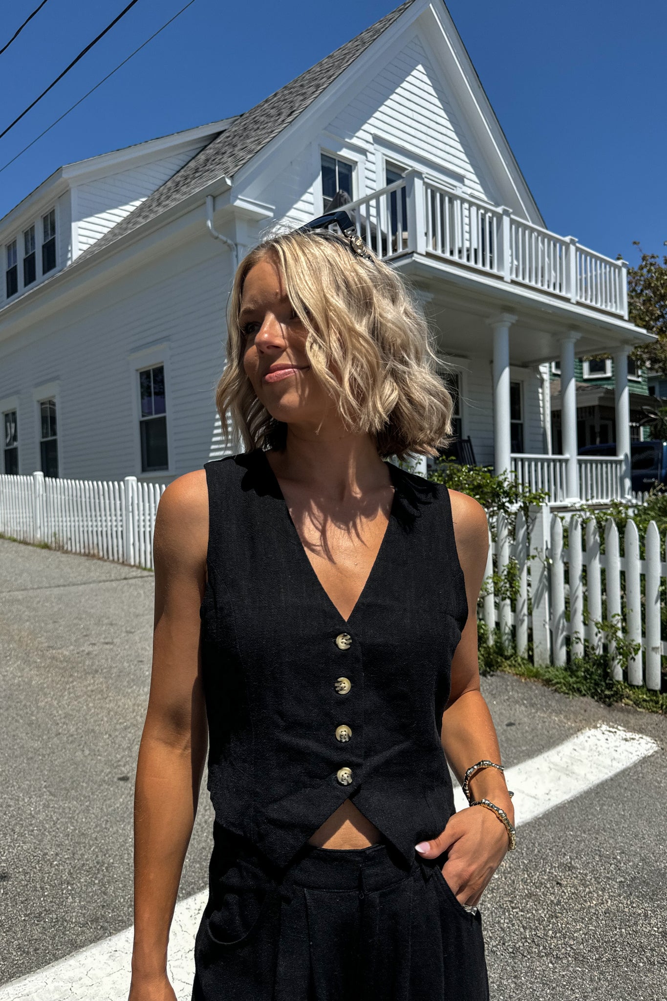 Linen Vest