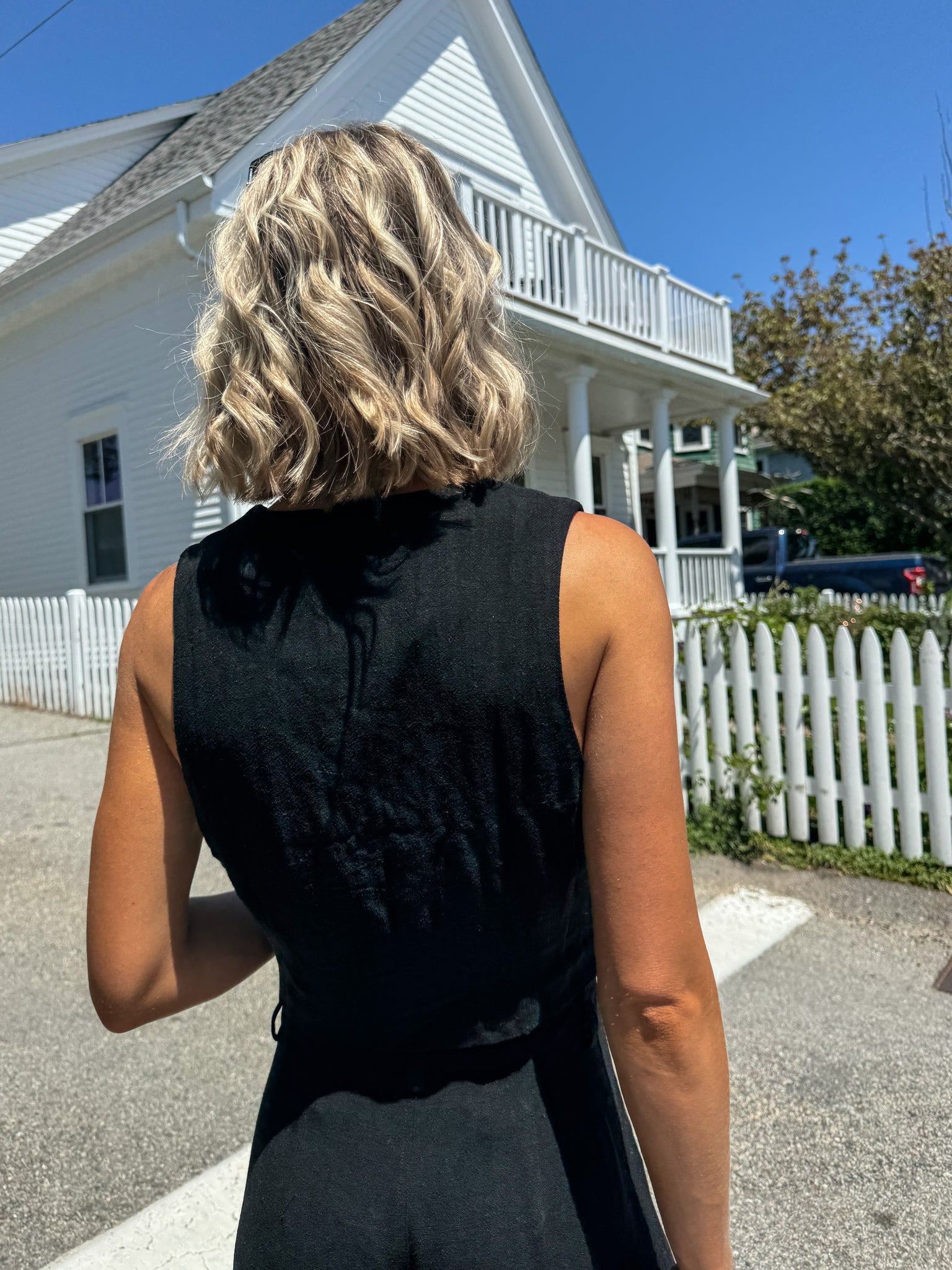 Linen Vest
